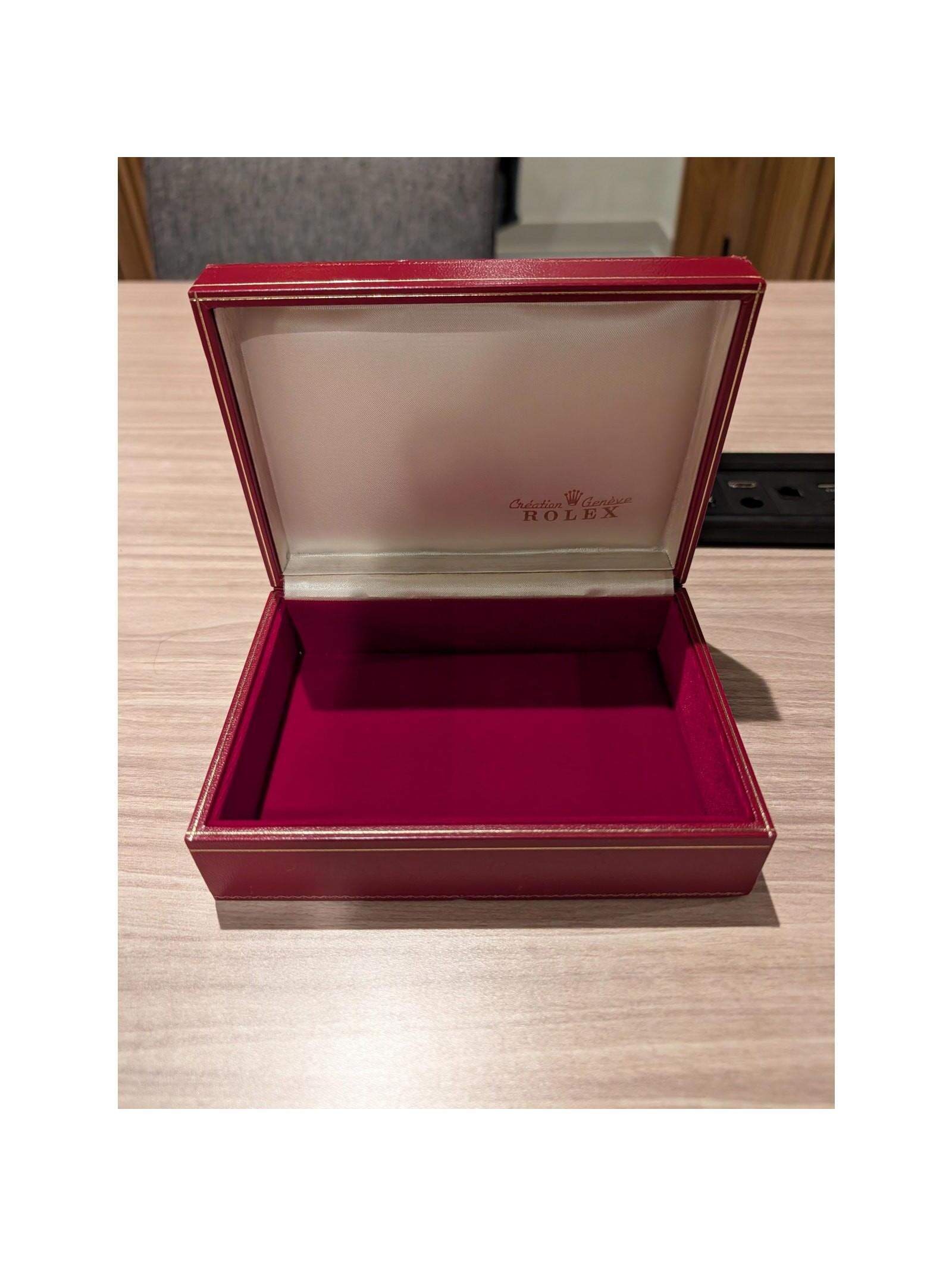 Vtg Rolex President 69188 Watch Box  Rare Embroidered Tapestry Top